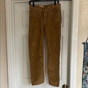 Levi’s Tan Corduroy Pants NWT